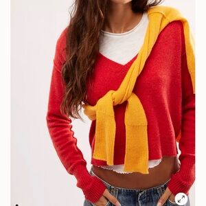 Free People “Stellar Cashmere Pullover”